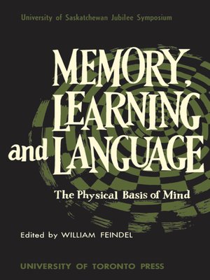 cover image of Memory, Learning and Language